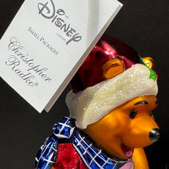 Christopher Radko Disney Catalog Exclusive "Small Packages” Pooh & Piglet 1999 - Picture 8 of 12